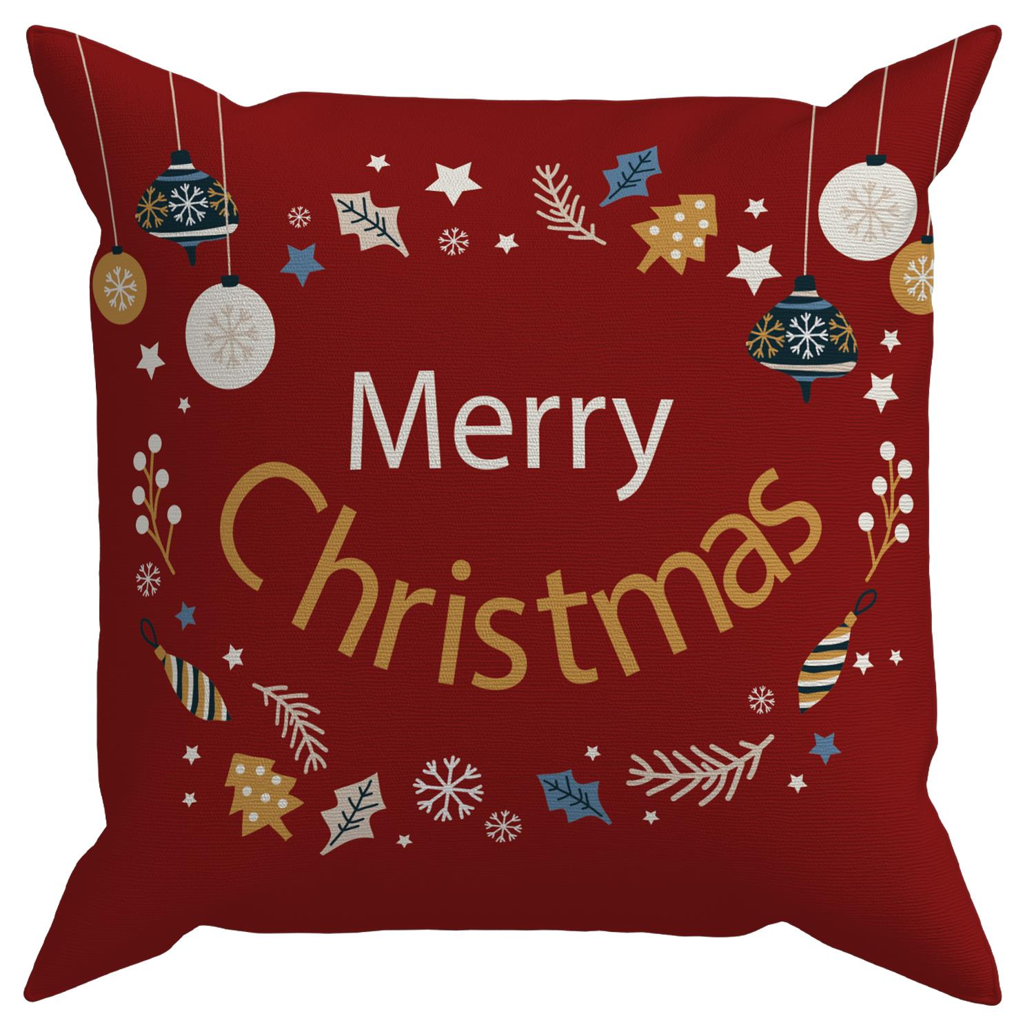 Evdek Christmas 4'lü Kırlent Kılıf Ds27