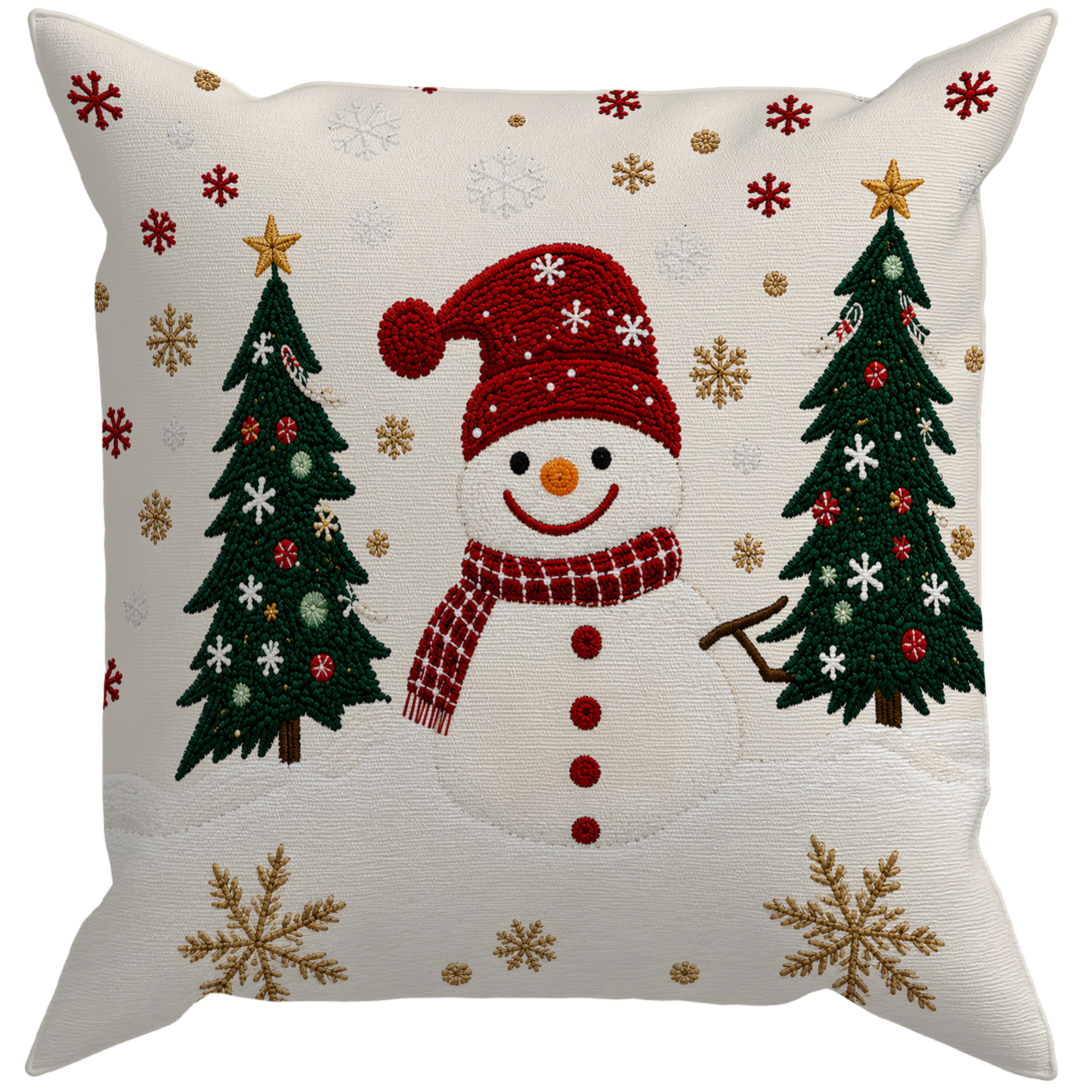 Evdek Christmas Çift Tarafı Baskılı Kırlent Kılıfı 6ECHD4 - 7065417