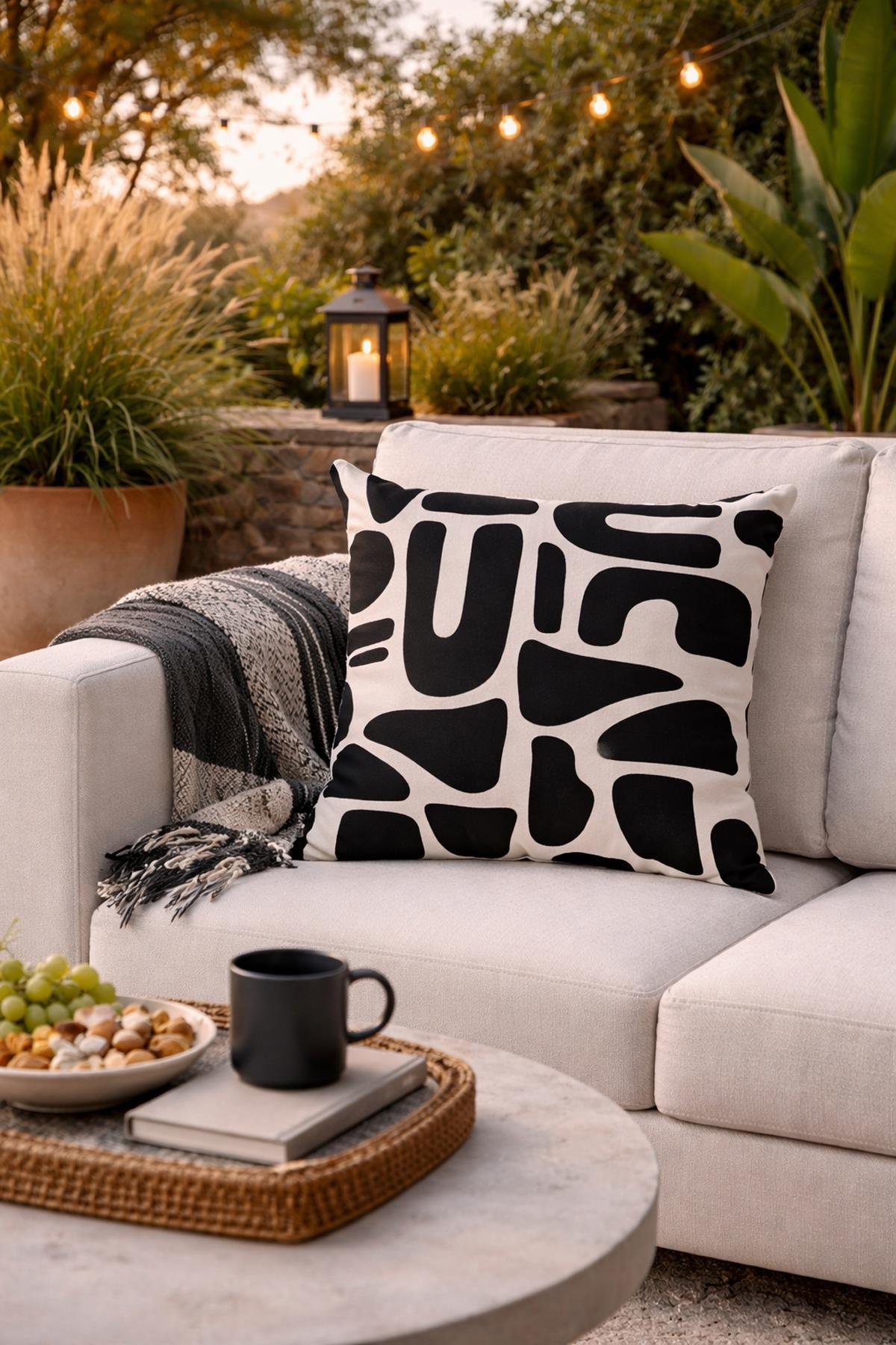 Evdek Çift Tarafı Baskılı Kırlent Kılıfı 6EBD50