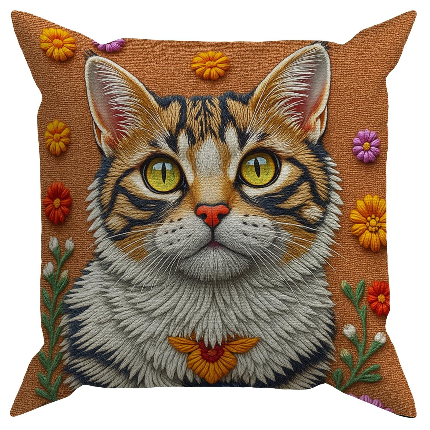 Evdek Embroidery Ds21 Dijital Baskılı Kırlent Kılıfı