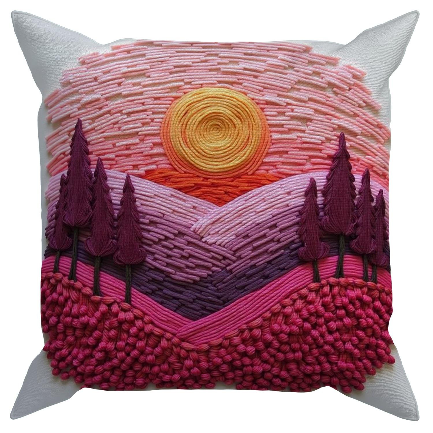 Evdek Embroidery Ds34 Dijital Baskılı Kırlent Kılıfı