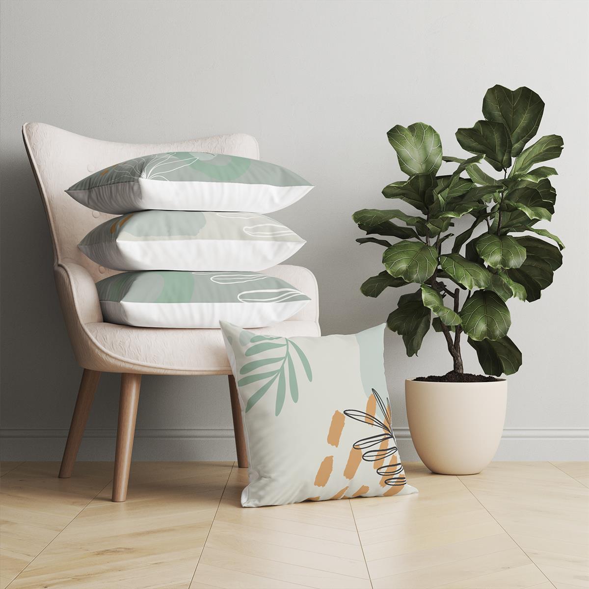 Evdek Exotic 4'lü Kırlent Kılıf Ds18 45x45 Cm