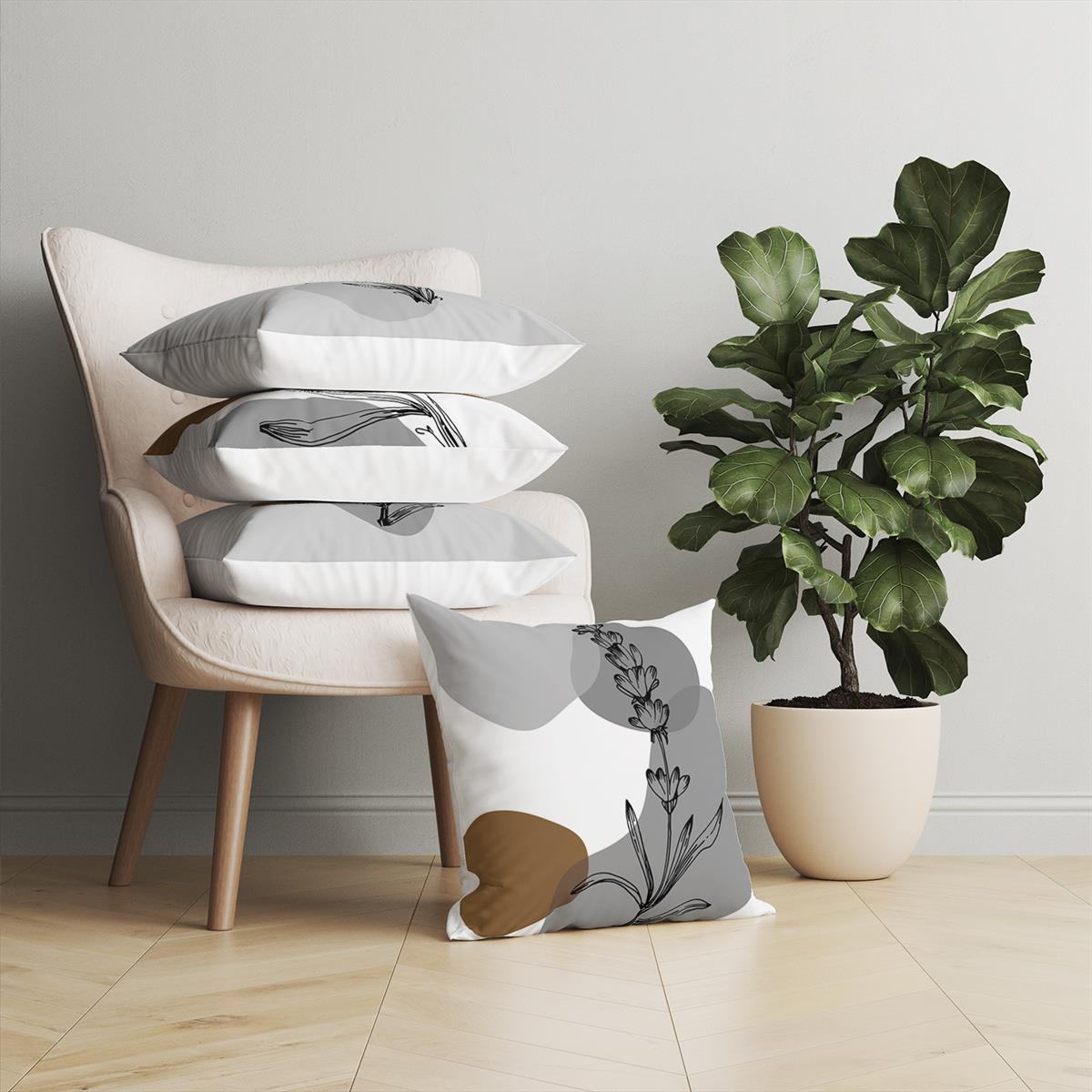 Evdek Exotic 4'lü Kırlent Kılıf Ds64 45x45 Cm