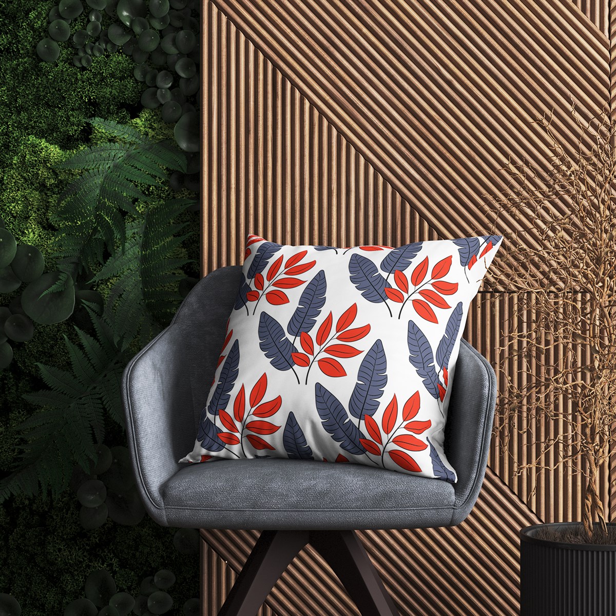 Evdek Exotic Kırlent Kılıf Ds19 45x45 Cm