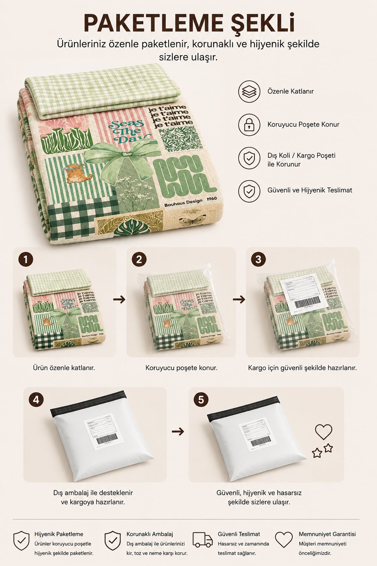 Evdek Genç Odası Tek Kişilik Pike Takımı 160X230 6EAD7 - 7064755