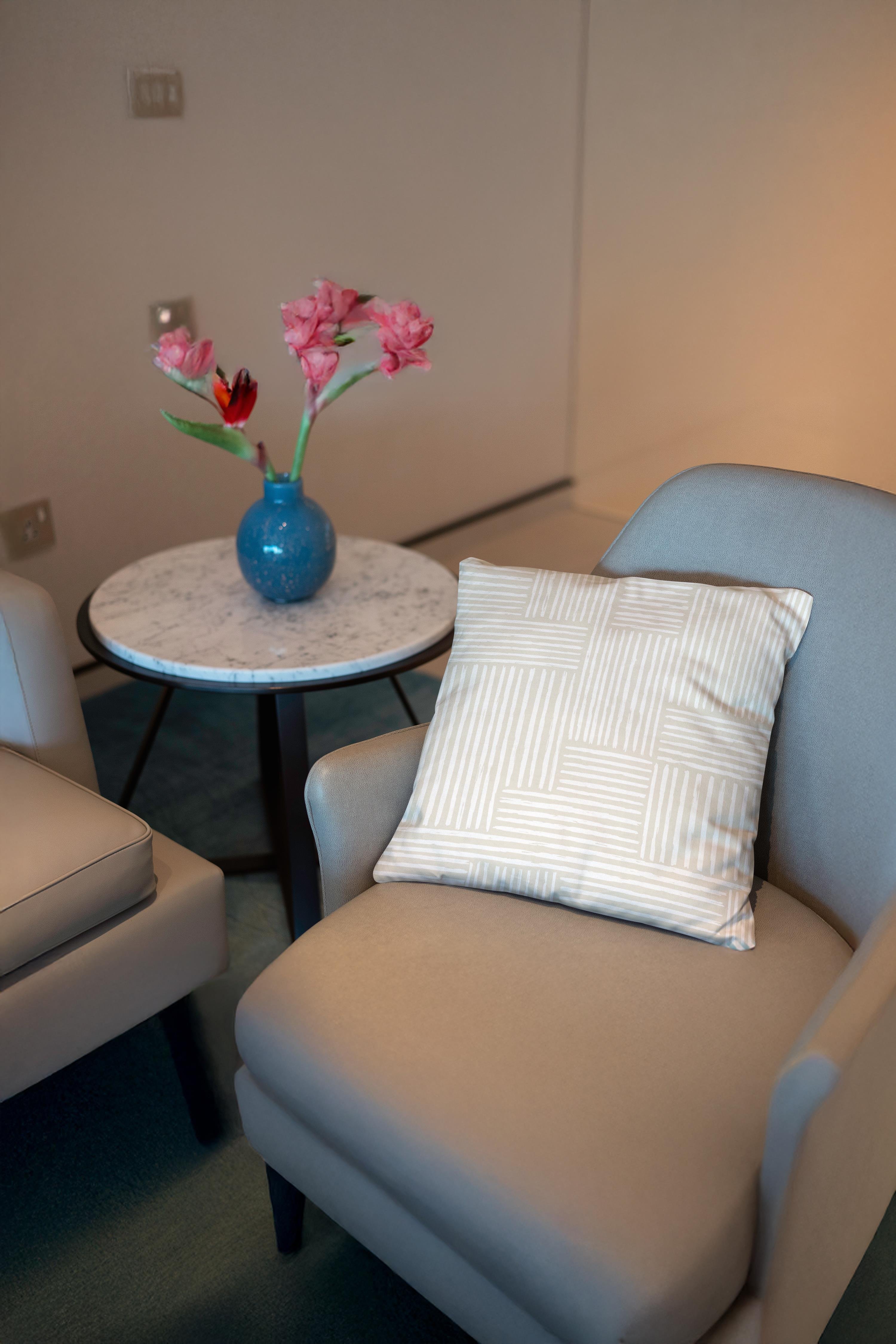 Evdek Geometric Kırlent Kılıf Ds43 45x45 Cm