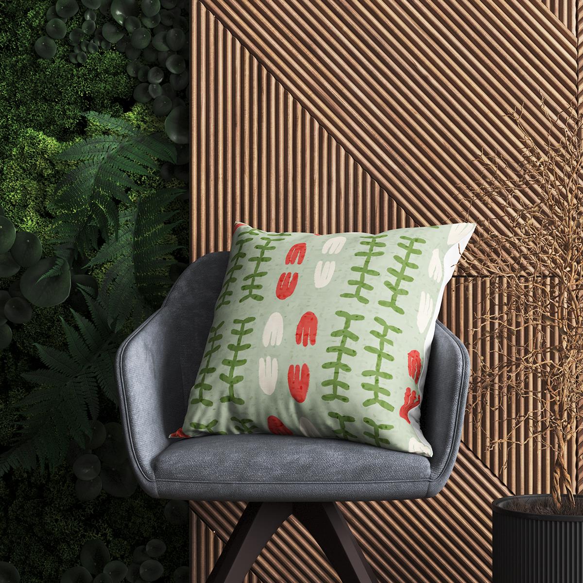 Evdek Geometric Kırlent Kılıf Ds50 45x45 Cm