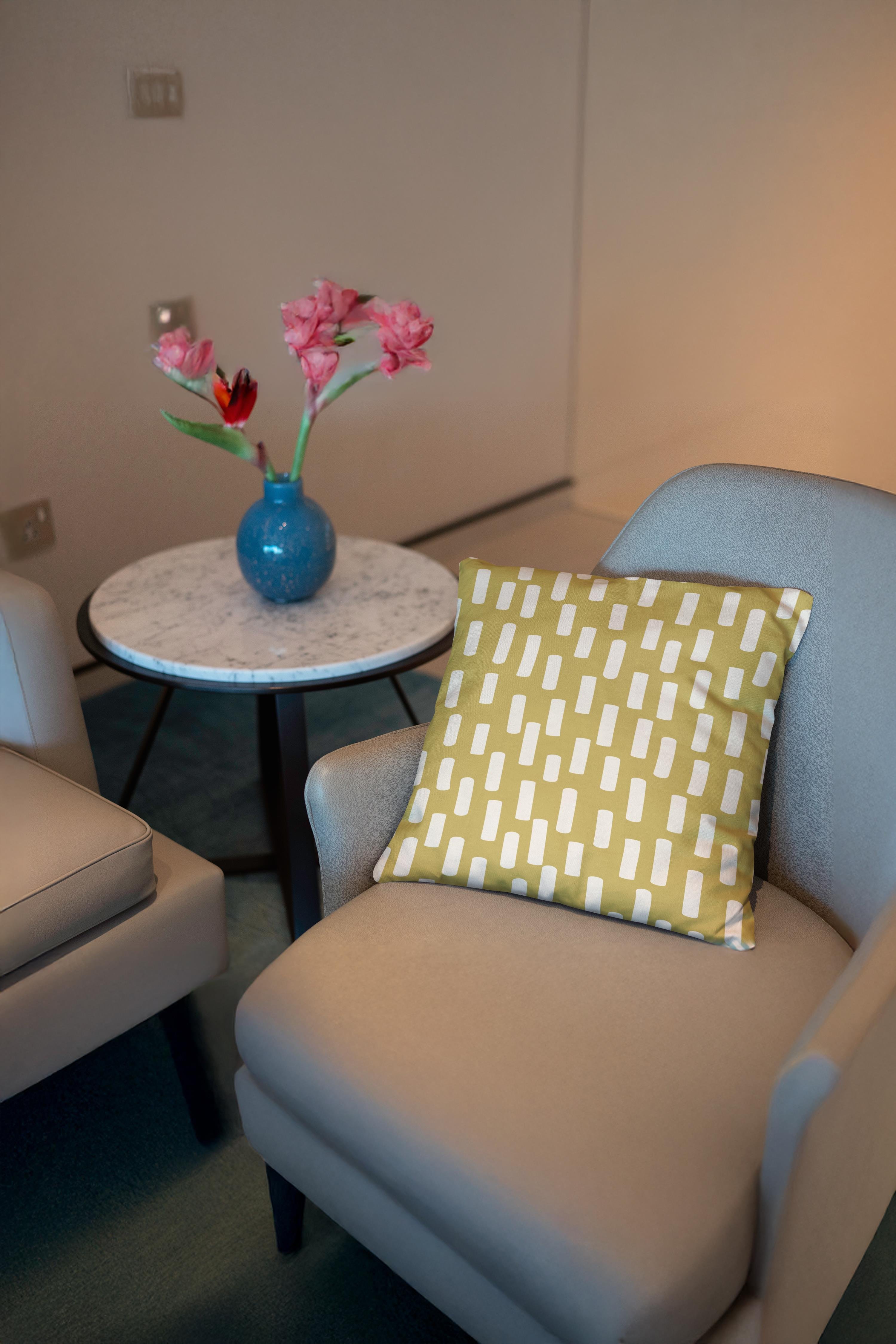 Evdek Geometric Kırlent Kılıf Ds7 45x45 Cm