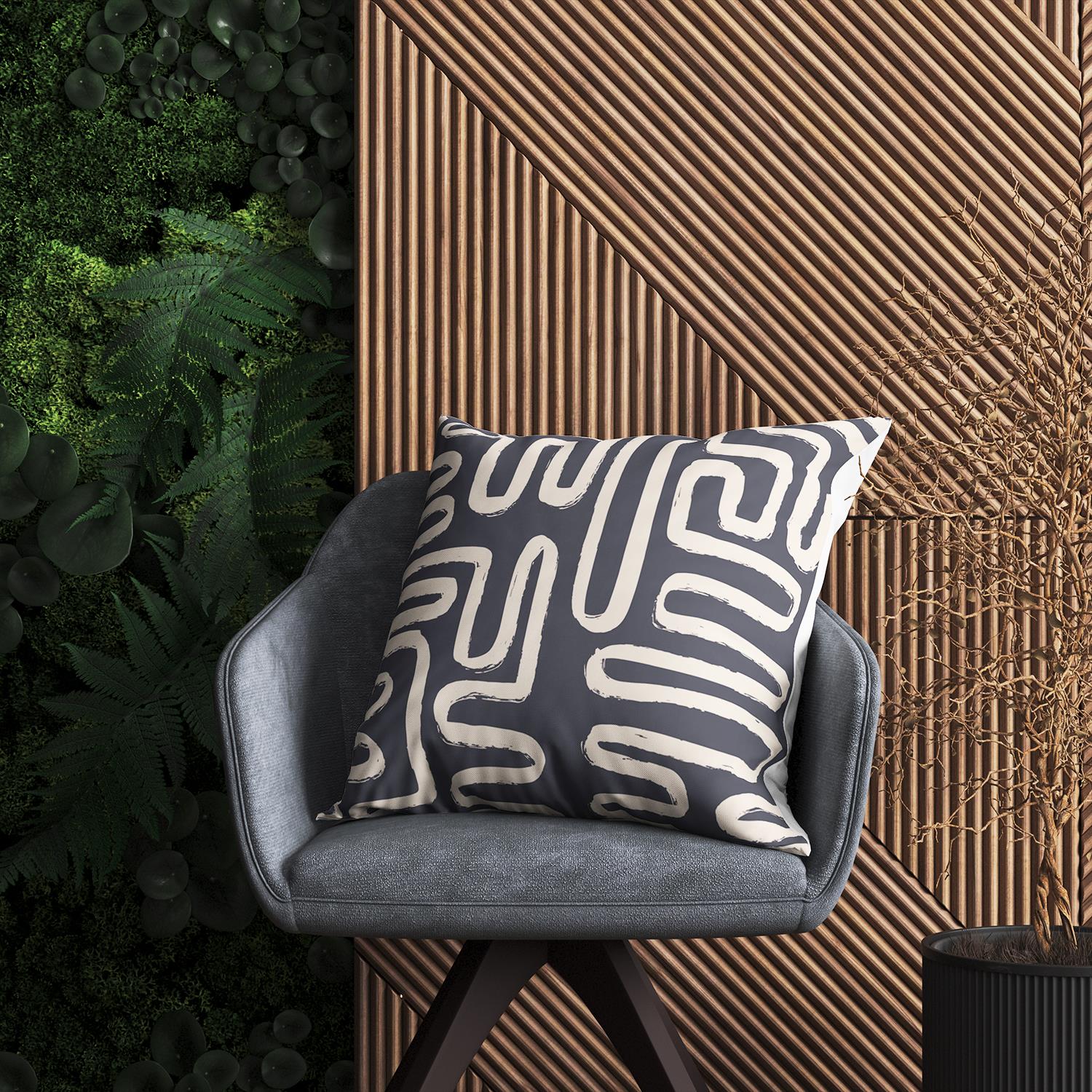 Evdek Geometric Kırlent Kılıfı Ds82