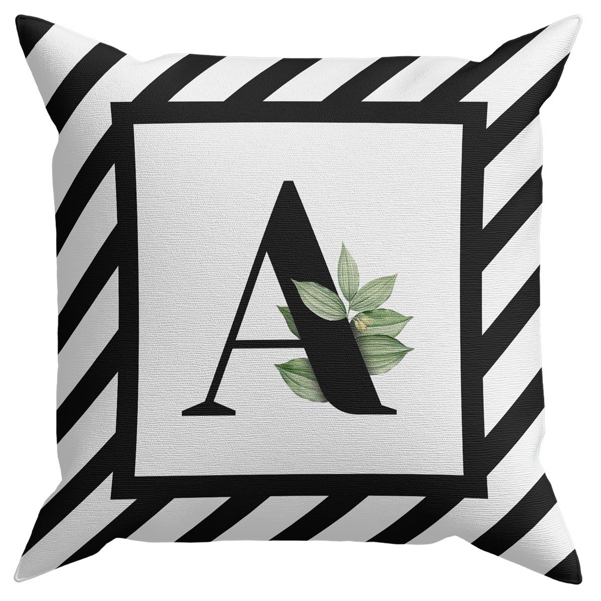 Evdek Harf (A) Kırlent Kılıf 45x45 Cm