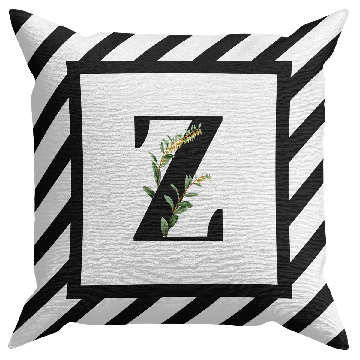 Evdek Harf (Z) Kırlent Kılıf 45x45 Cm
