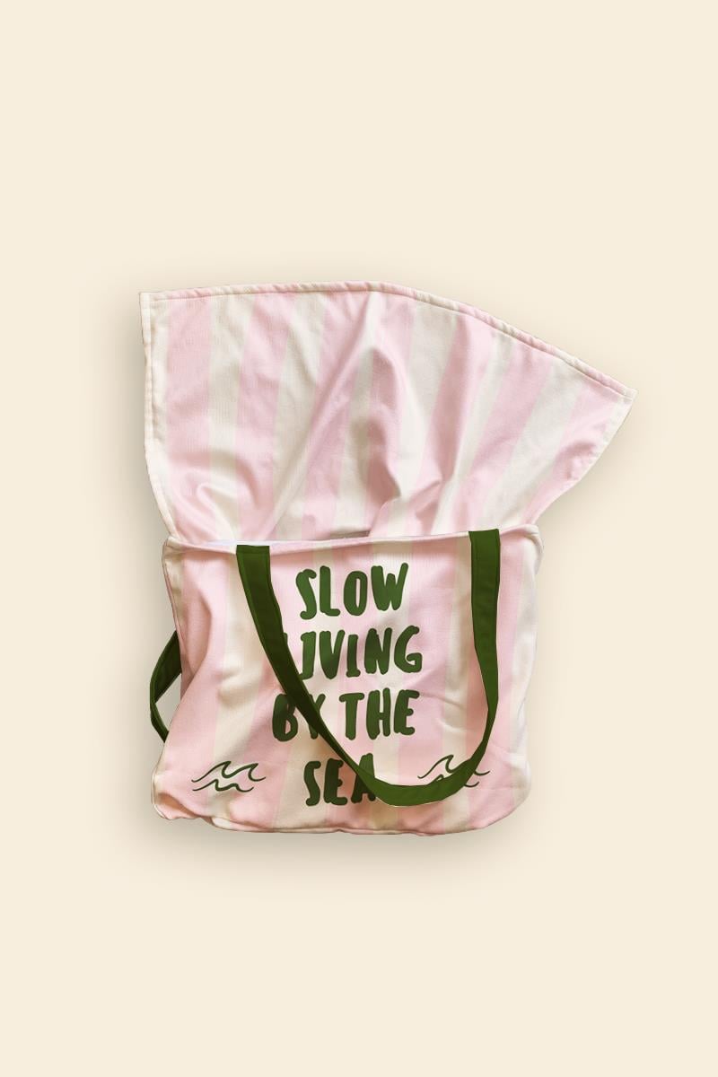 Evdek Slow Plaj Havlulu Plaj Çantası 35x40 Cm