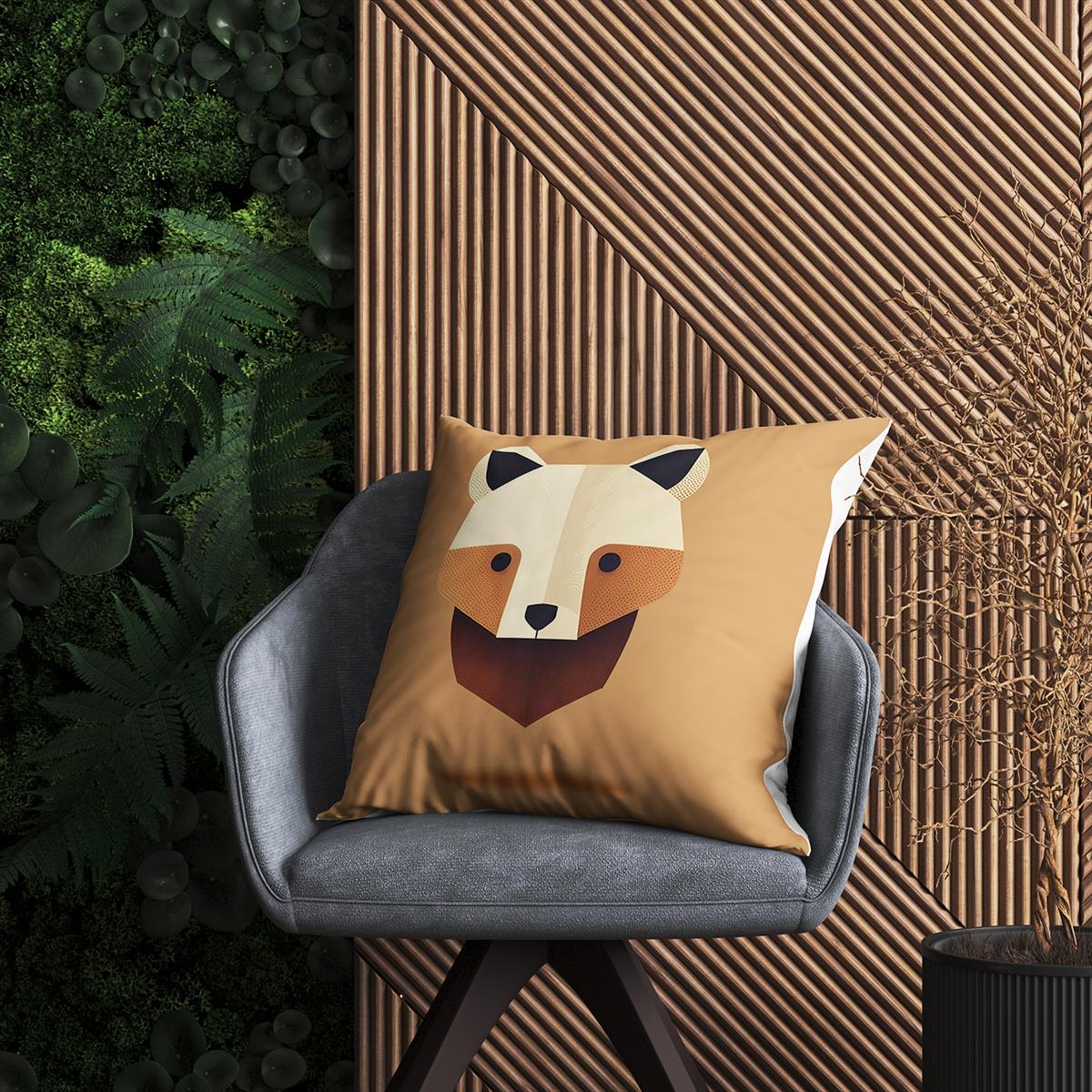 Evdek Sweet Animals Kırlent Kılıfı Ds46 45x45 Cm