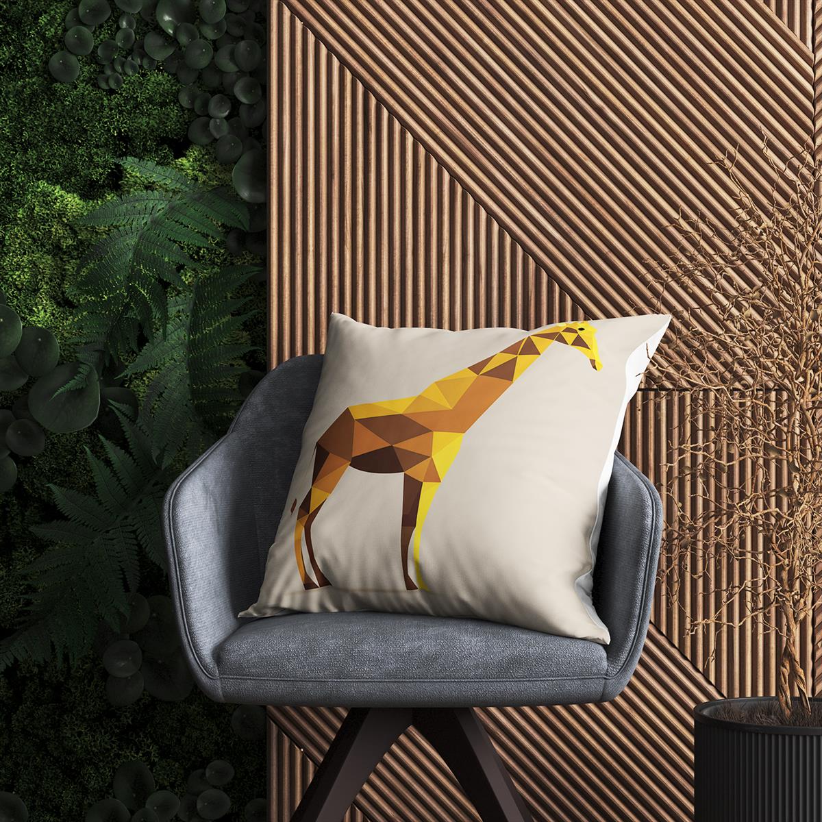 Evdek Sweet Animals Kırlent Kılıfı Ds45 45x45 Cm