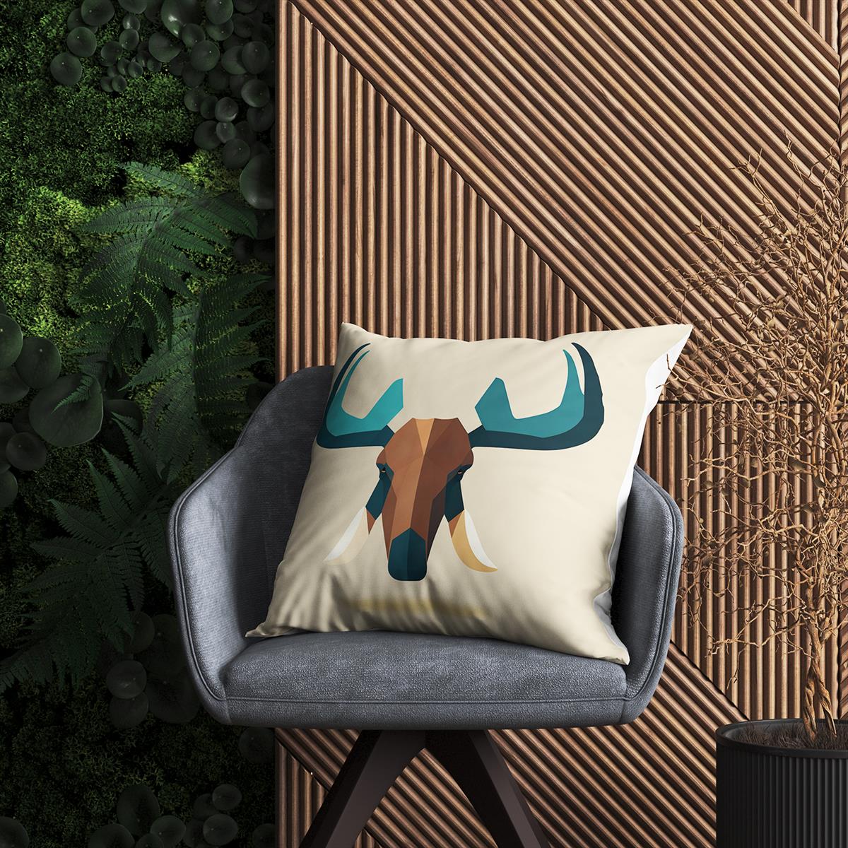 Evdek Sweet Animals Kırlent Kılıfı Ds50 45x45 Cm