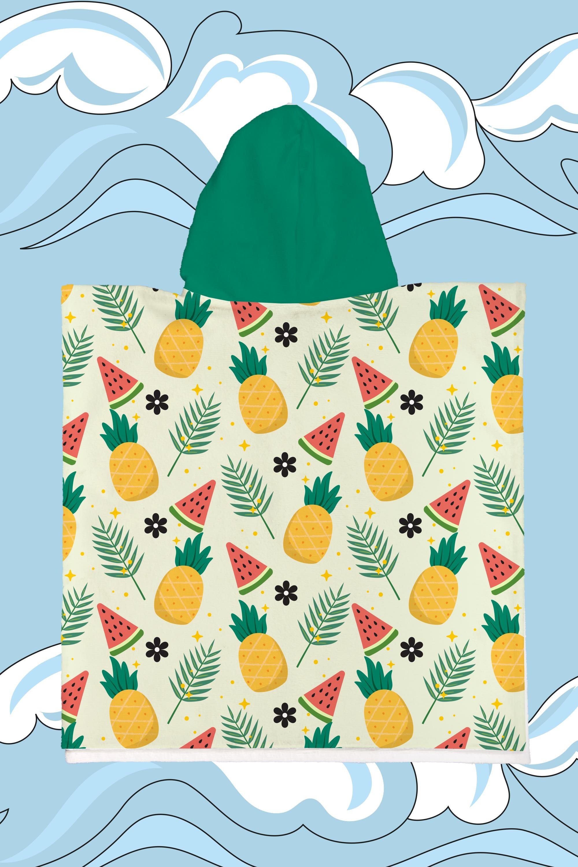 Evdek Tropical Çocuk Panço Plaj Havlusu