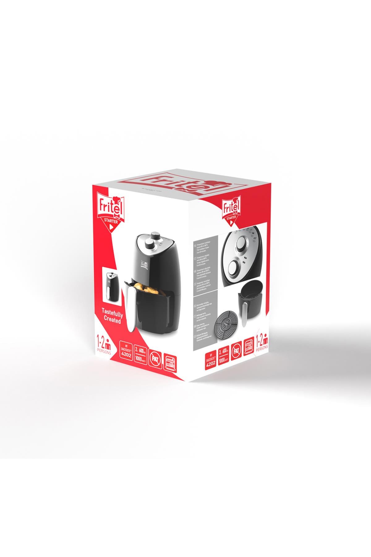 Fritel Airfryer My Snactsatsic Airfryer 600Gr 1000W