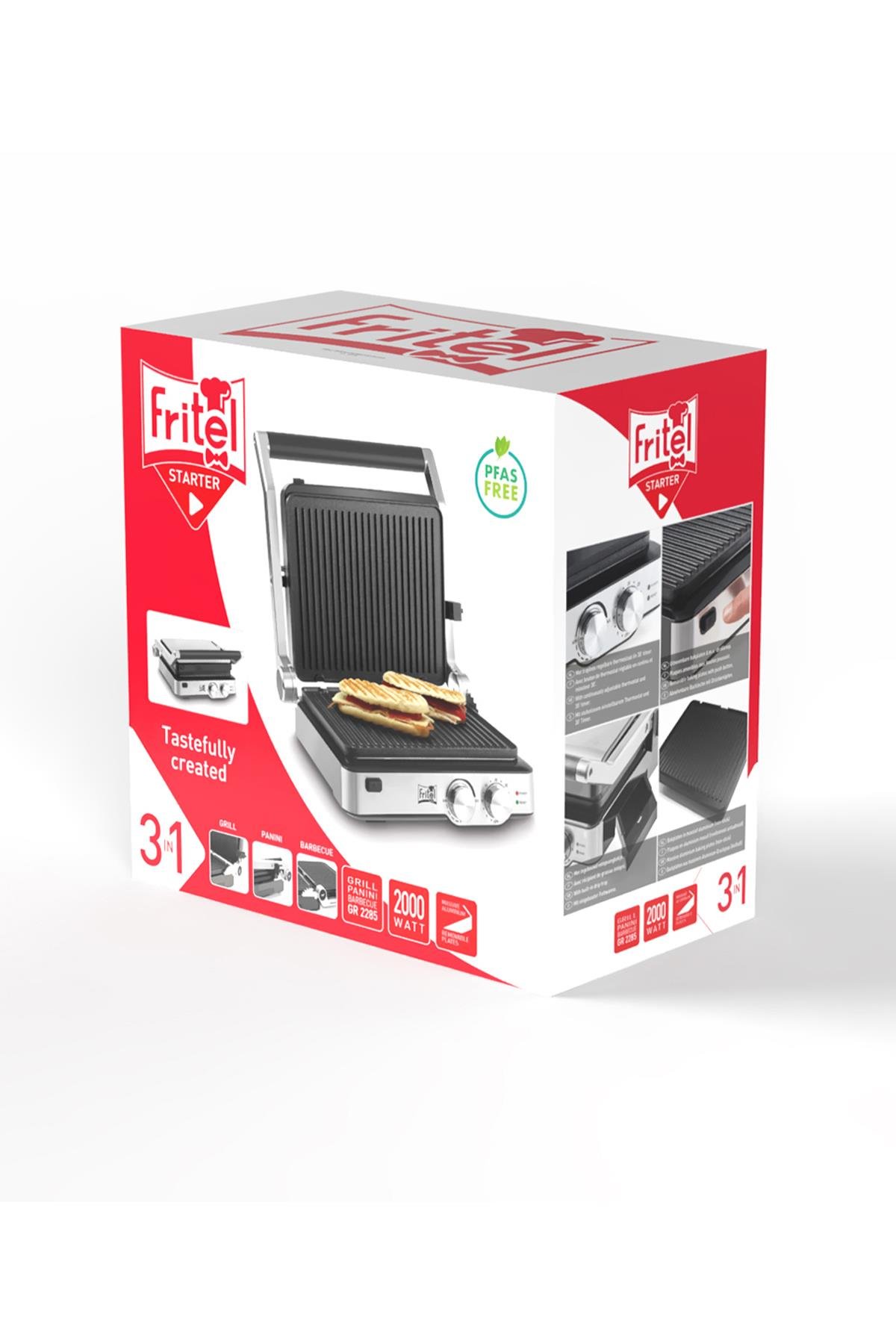 Fritel Tost Makinesi + Izgara 2000W