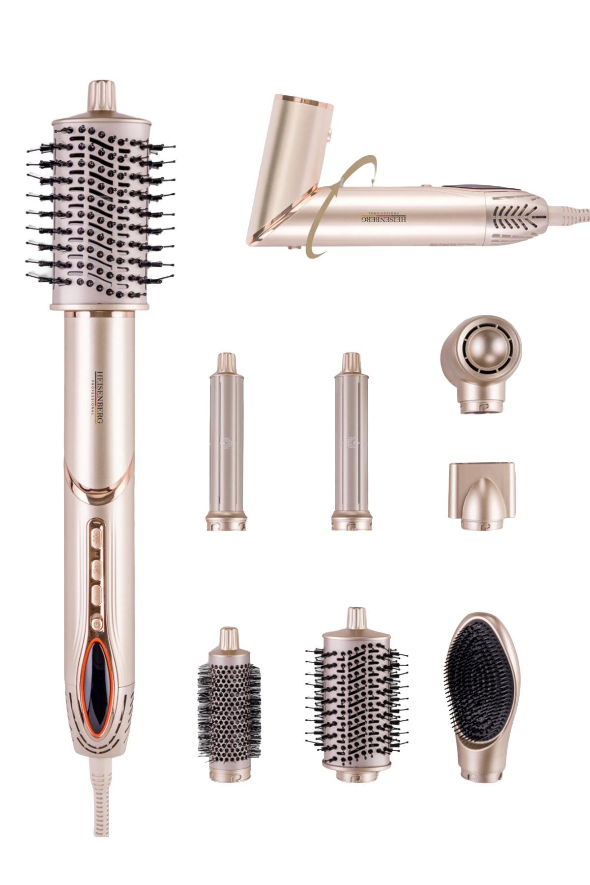 Heisenberg Airwrap Professional Saç Şekillendirme Ve Kurutma Seti Alüminyum Gövde