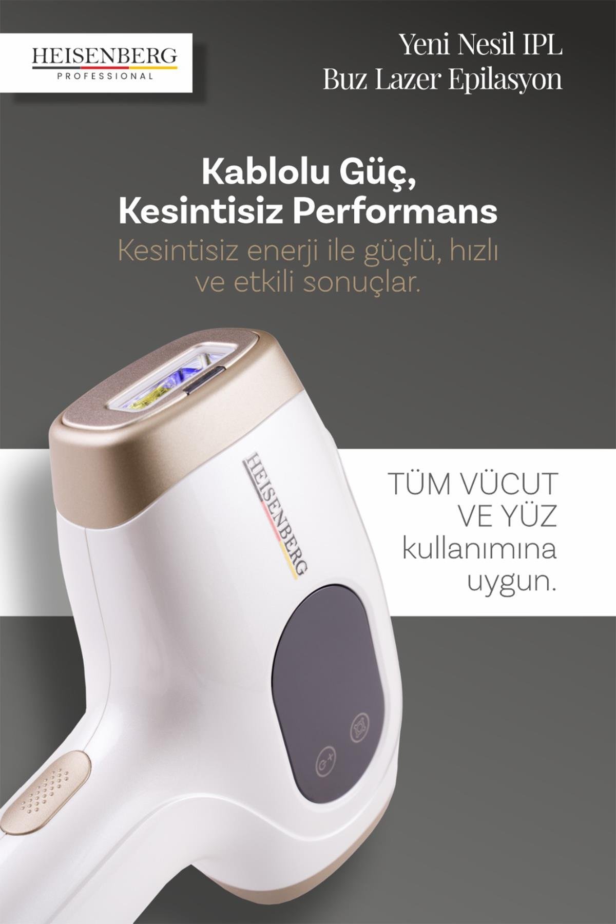 Heisenberg IPL Lazer Epilasyon Cihazı