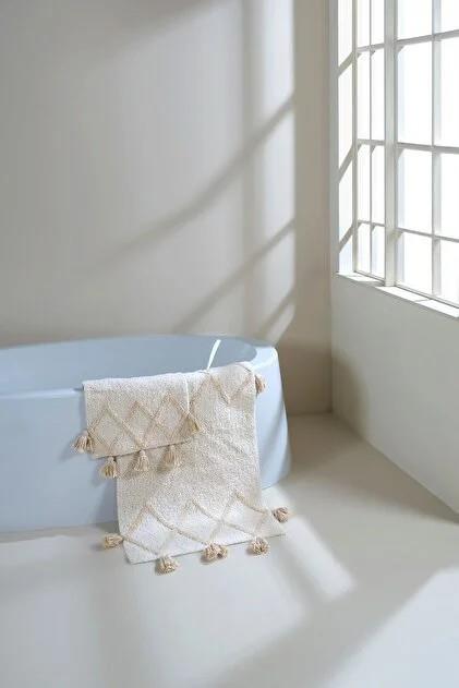 İrya Agnes Banyo Paspası Krem 40x60+60x90 Cm - 10232010
