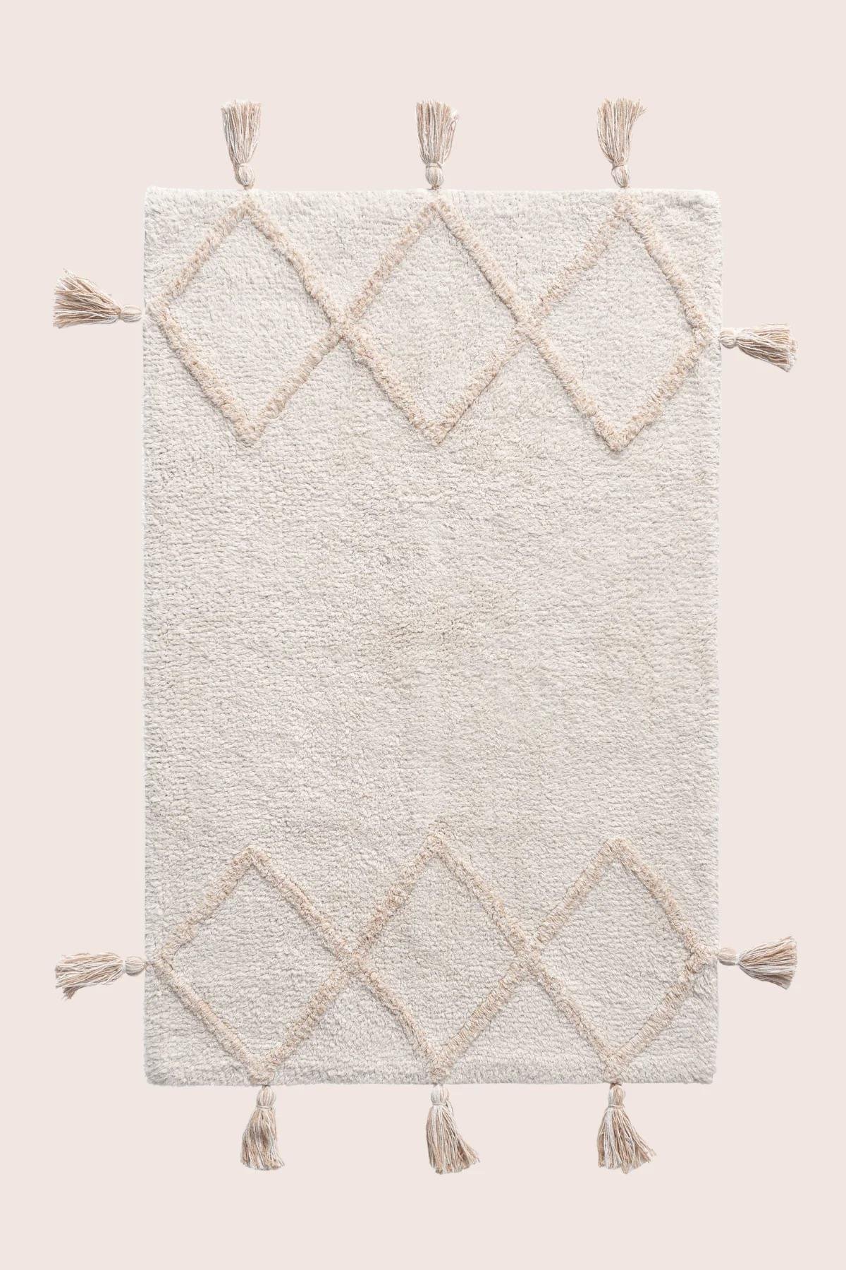 İrya Agnes Banyo Paspası Krem 70x110 Cm