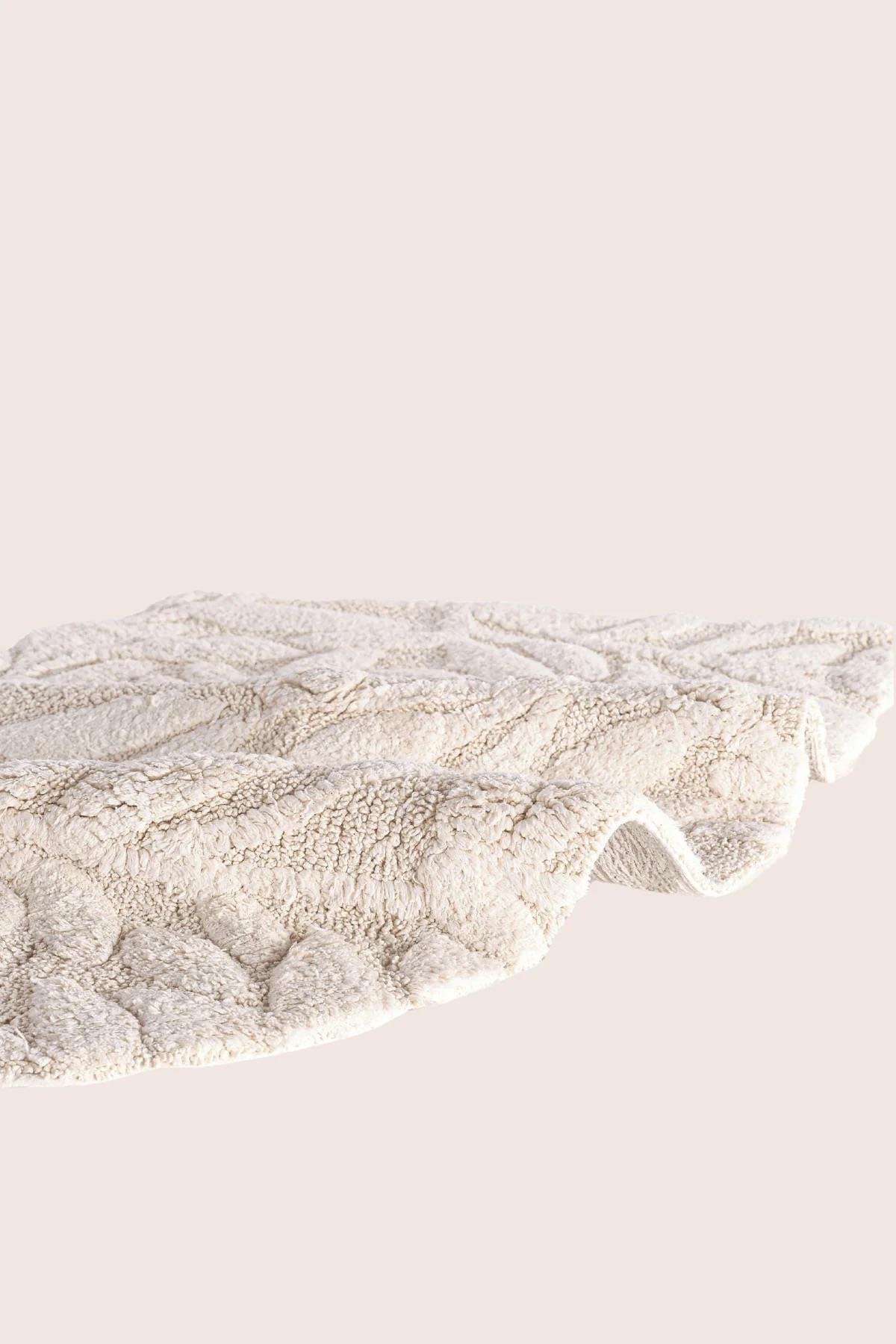 İrya Allesi Banyo Paspası Ekru 65x115 Cm