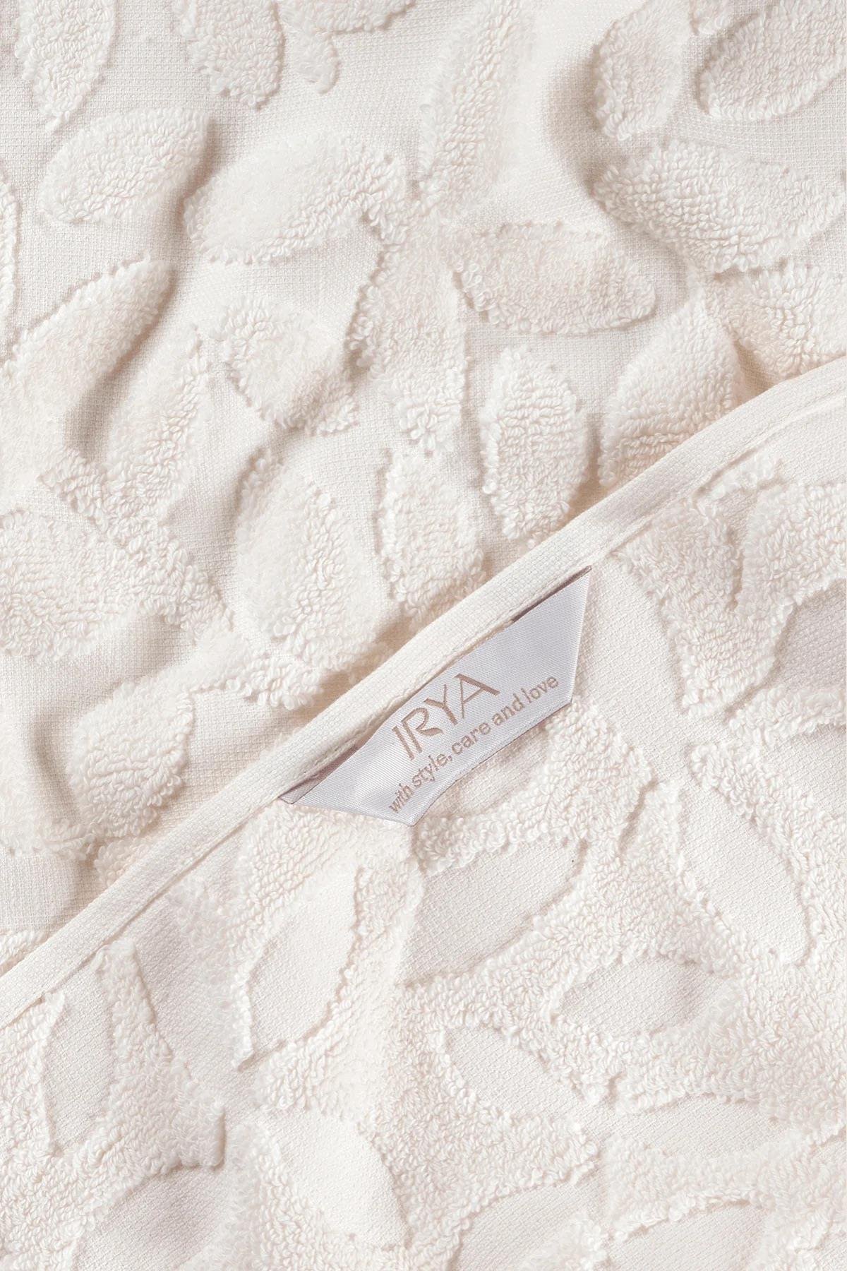 İrya Allesi Pamuk Banyo Havlusu Krem 90x150 Cm