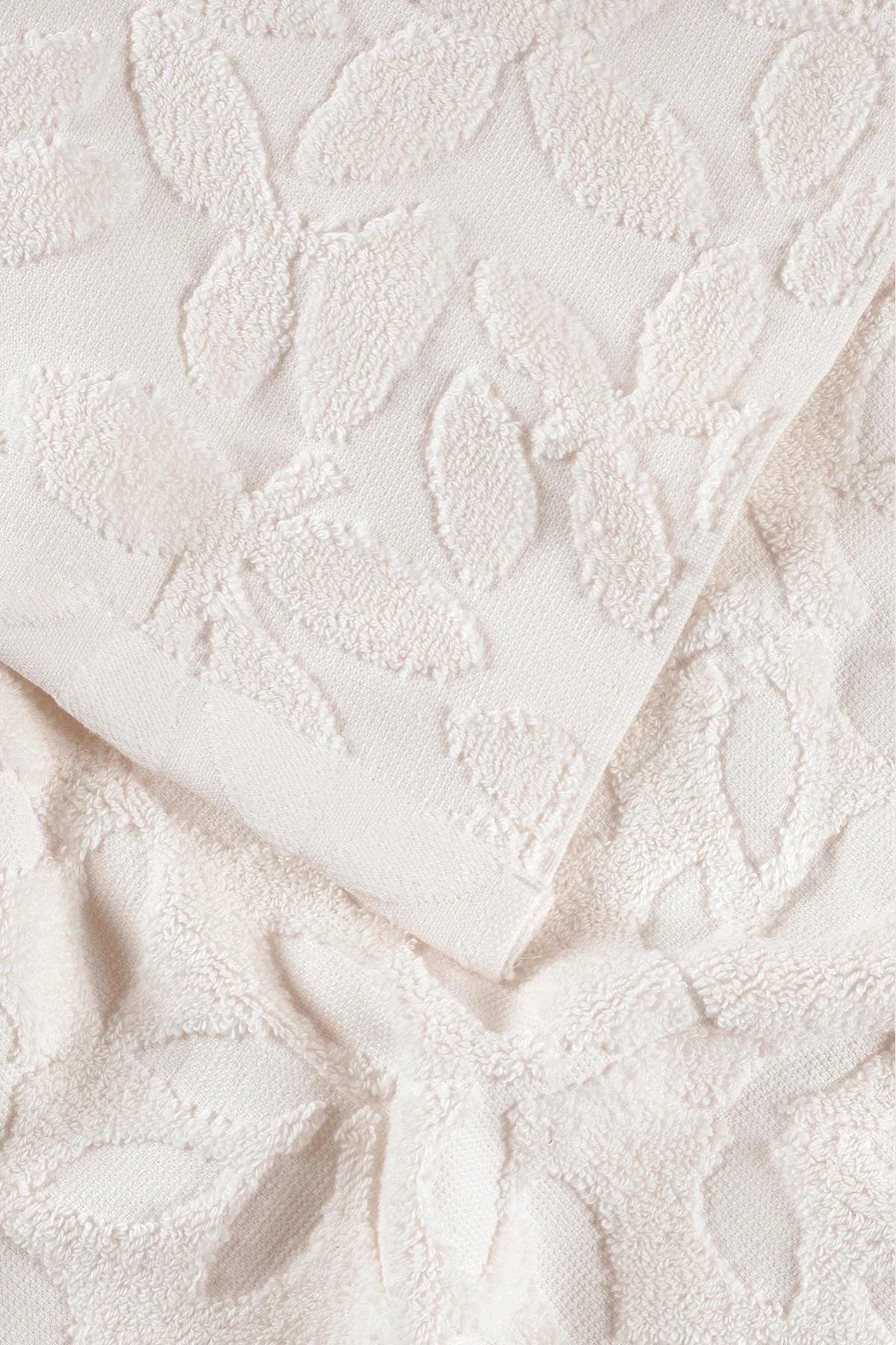 İrya Allesi Pamuk Banyo Havlusu Krem 90x150 Cm