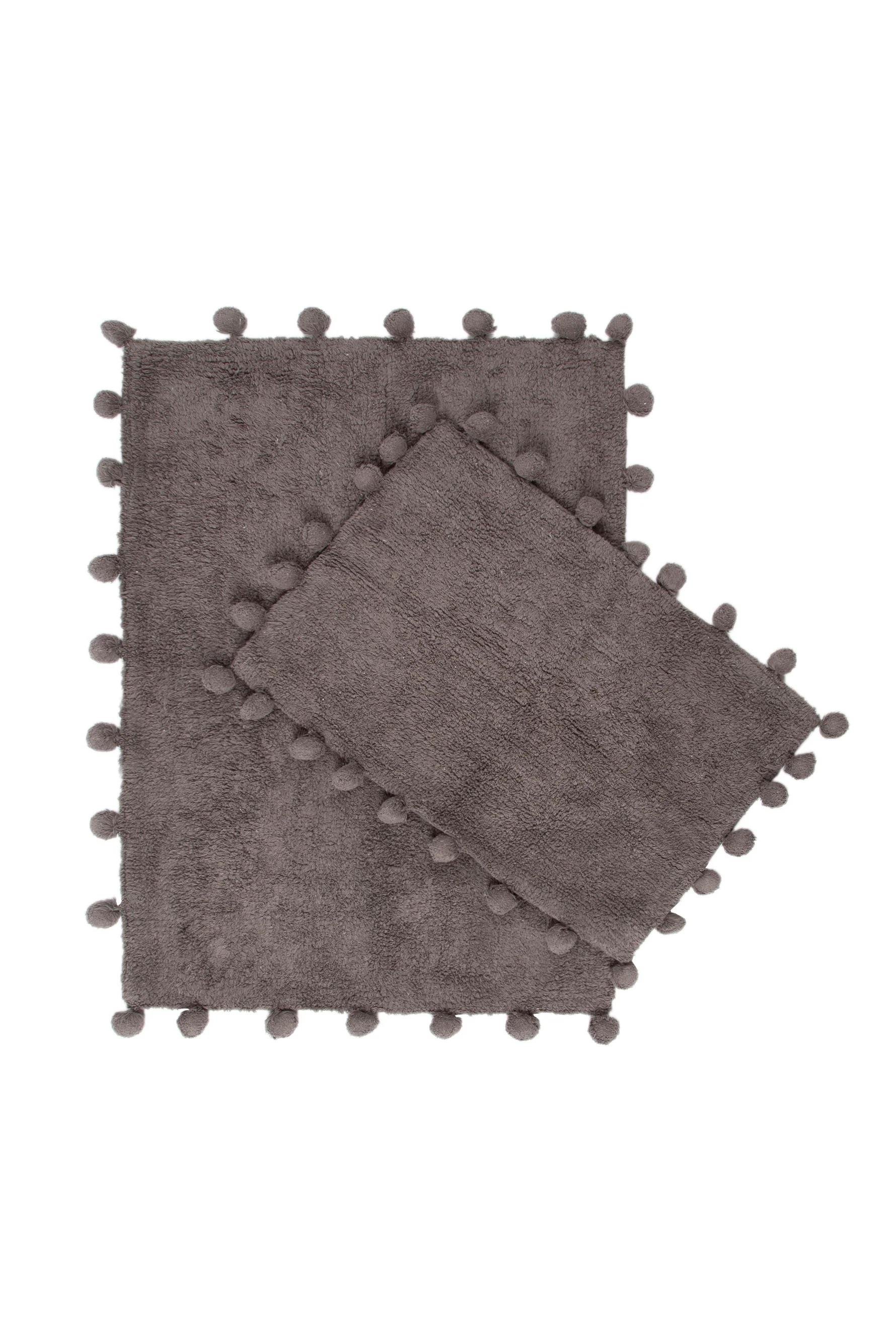 İrya Alya Banyo Paspası Antrasit 40x60+60x90 Cm