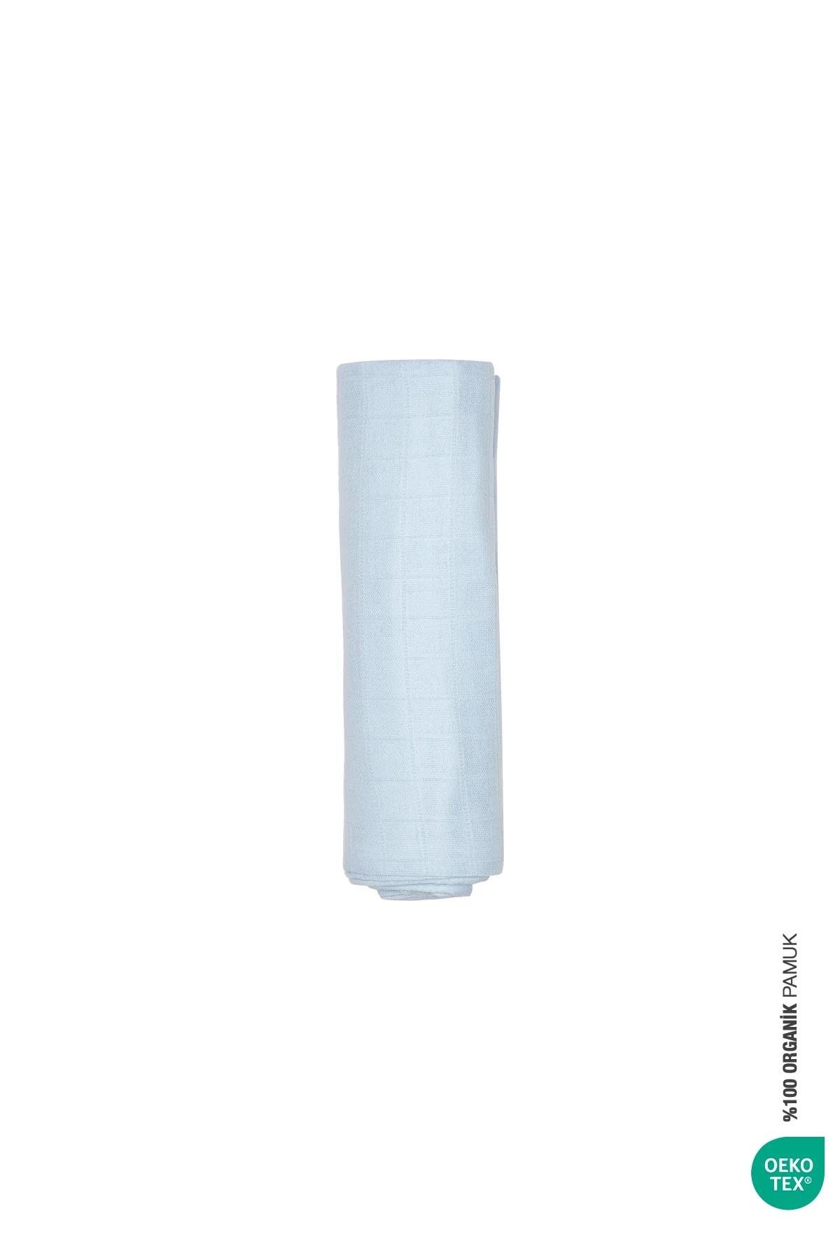 İrya Bebemarin Çok Amaçlı Müslin Örtü Mavi 120x120 Cm