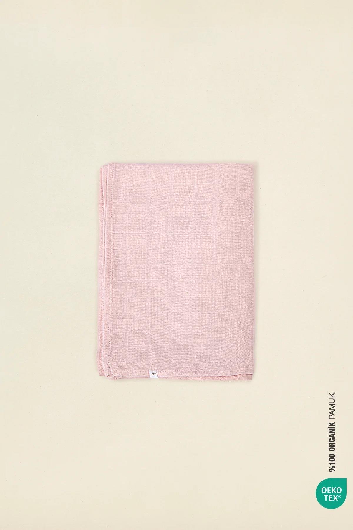 İrya Bebemarin Çok Amaçlı Müslin Örtü Pembe 120x120 Cm