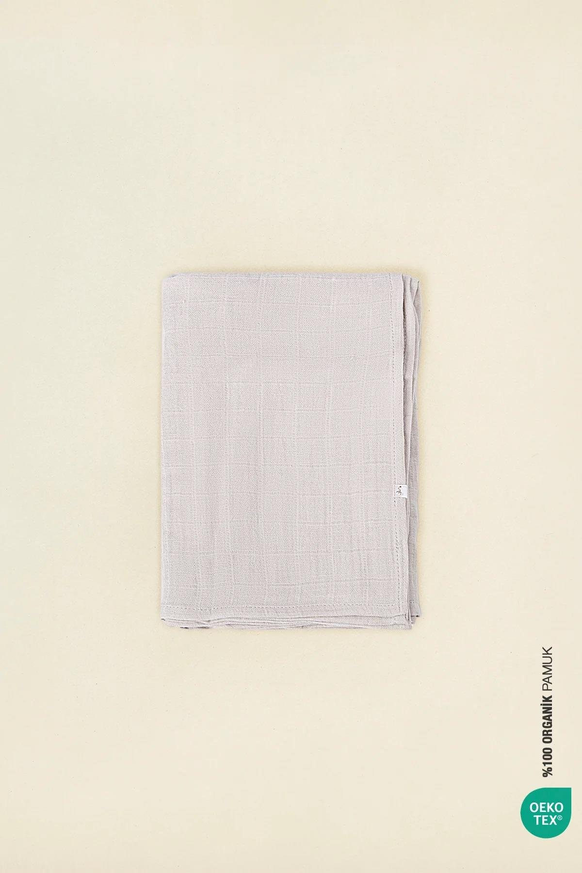 İrya Bebemarin Çok Amaçlı Müslin Örtü Bej 120x120 Cm
