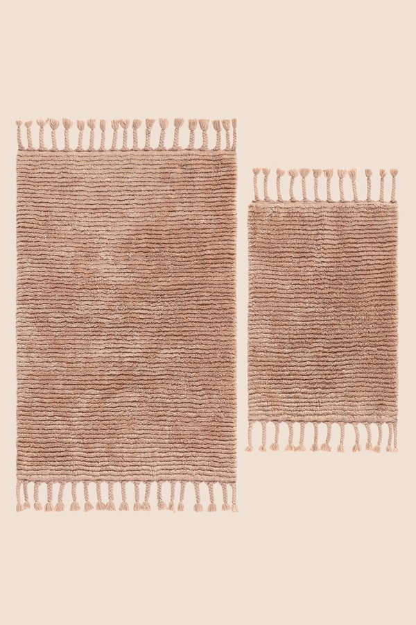 İrya Belina Banyo Paspası Karamel 40x60+60x90 Cm - 202602117