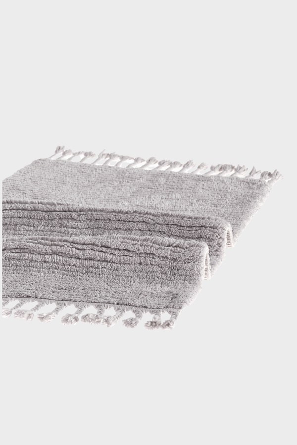İrya Belina Banyo Paspası Küllü Gri 40x60+60x90 Cm - 202602109