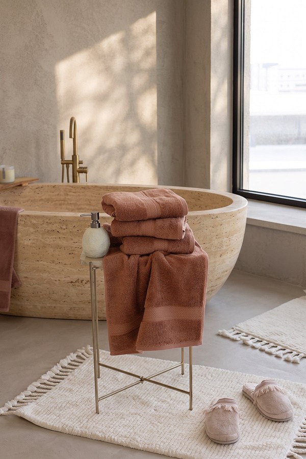 İrya Belina Banyo Paspası Milk Ekru 40x60+60x90 Cm - 202602113