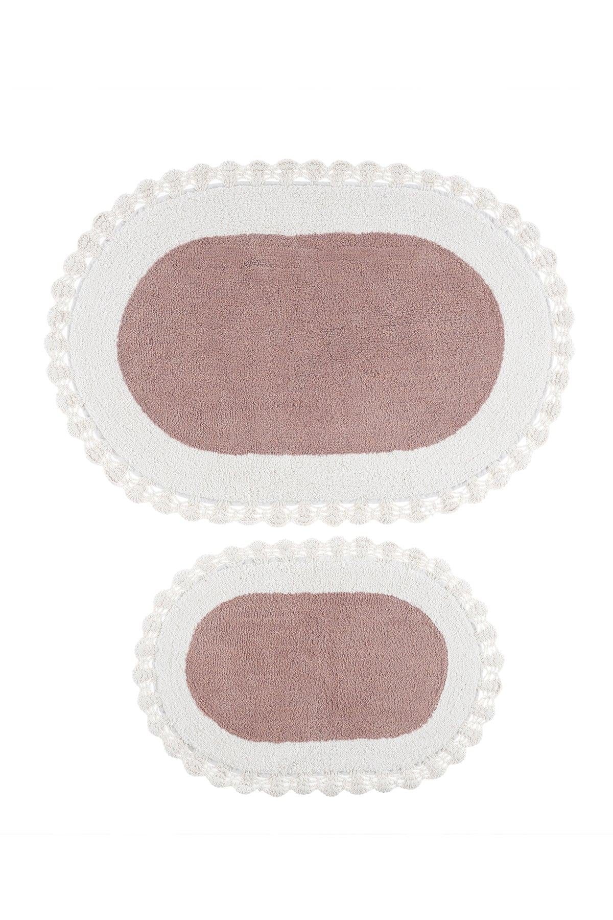 İrya Bianca Banyo Paspası Krem 40x60+60x90 Cm
