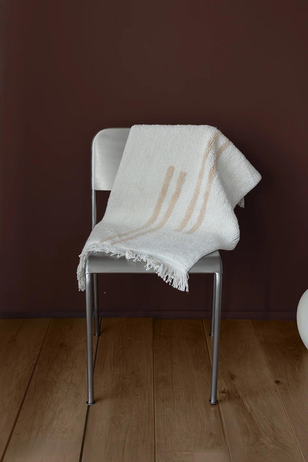 İrya Bound Banyo Paspası Kırık Beyaz 50x80 Cm