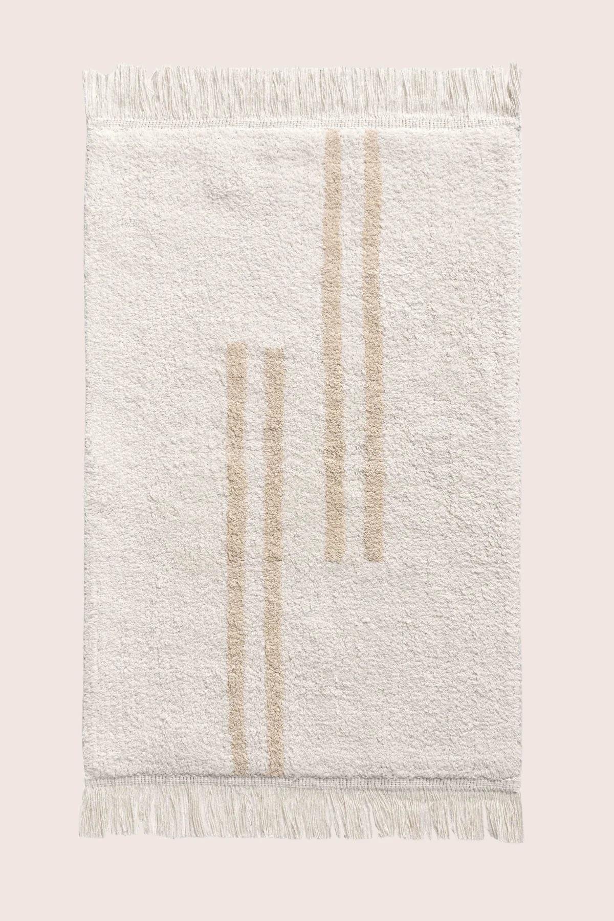 İrya Bound Banyo Paspası Kırık Beyaz 50x80 Cm