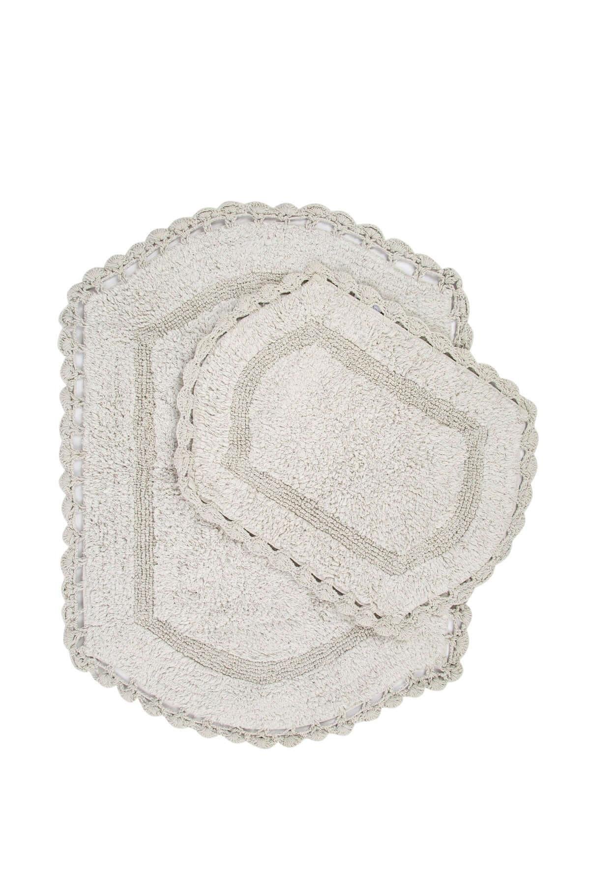 İrya Dale Banyo Paspası Gri 40x60+60x90 Cm