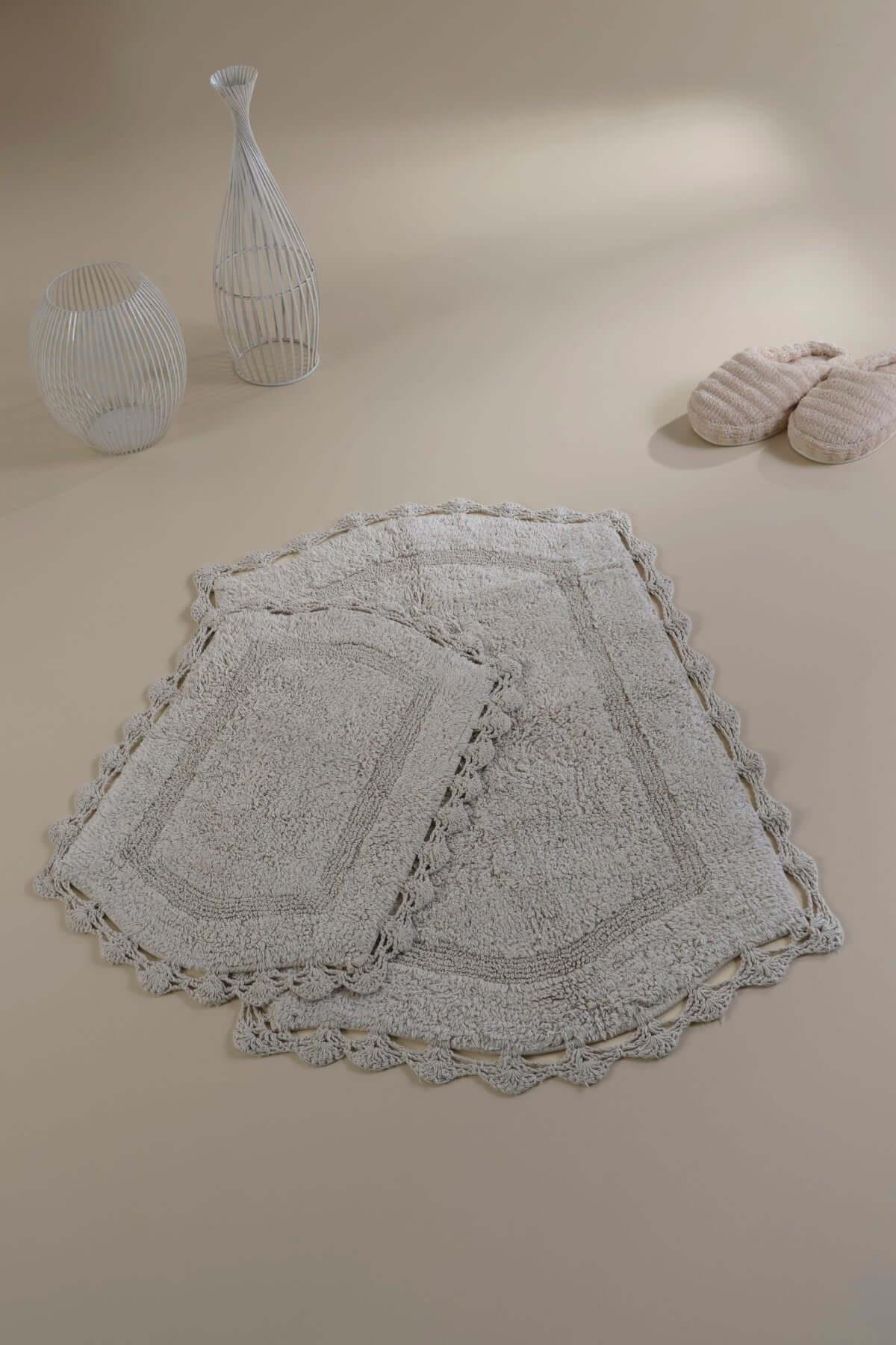 İrya Dale Banyo Paspası Gri 40x60+60x90 Cm