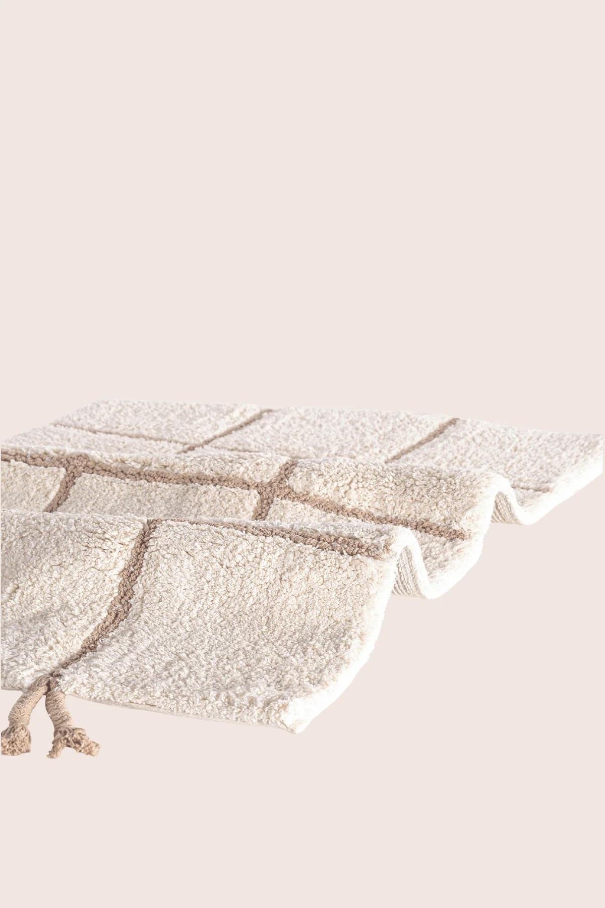 İrya Elani Banyo Paspası Bej 50x80 Cm
