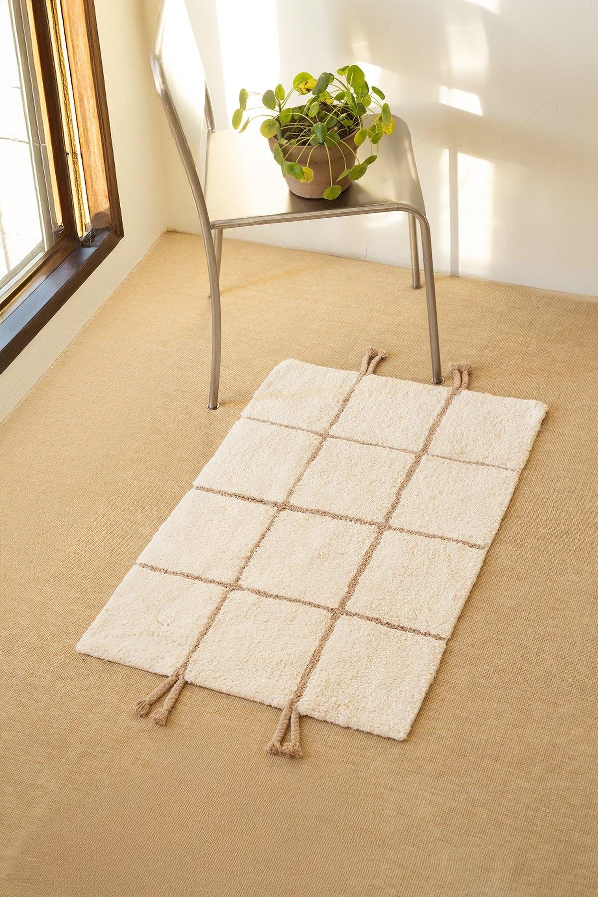 İrya Elani Banyo Paspası Bej 50x80 Cm