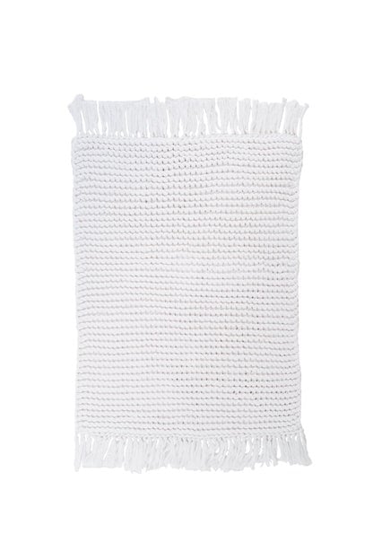 İrya Lavish El Örgüsü Banyo Paspası Beyaz 50x70 Cm - 13070001