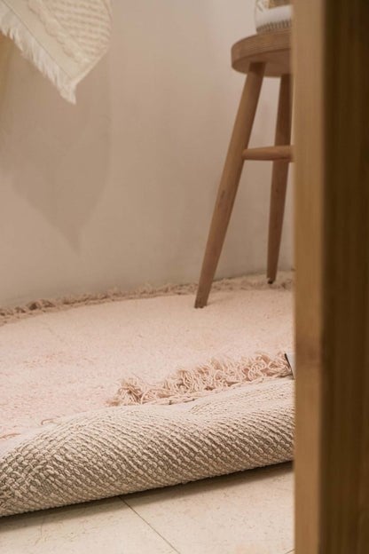 İrya Lora Banyo Paspası Pembe 90x90 Cm - 8201453840197