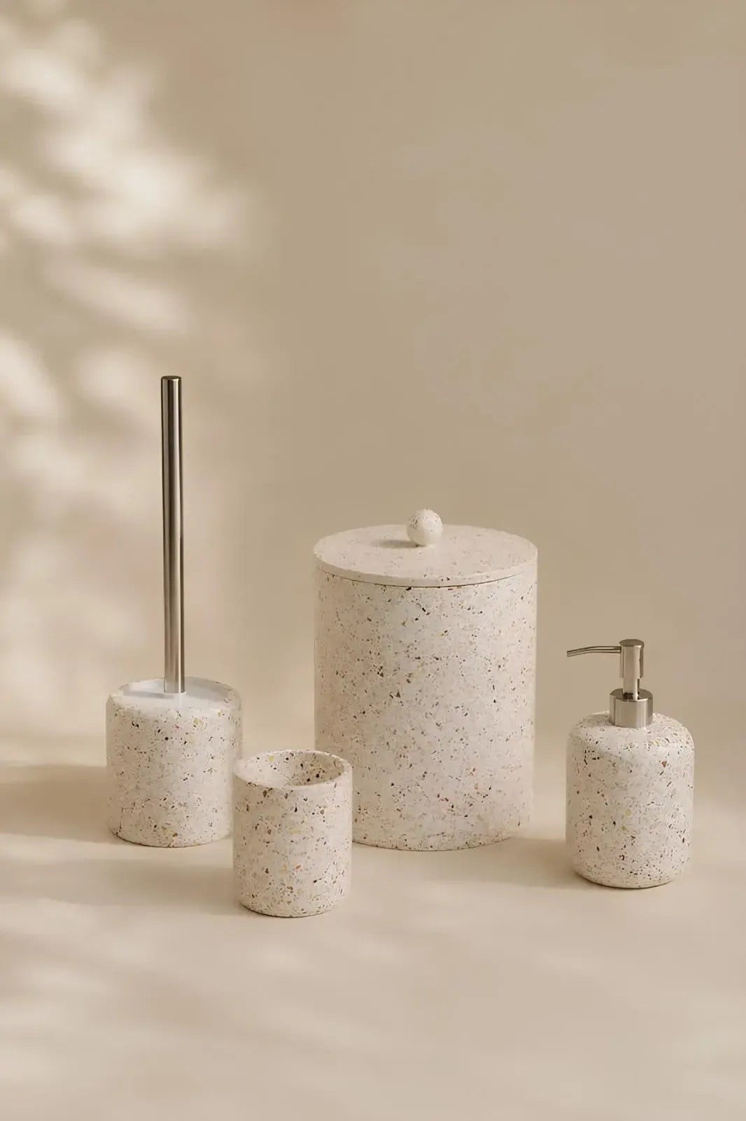 İrya Mosaic Banyo Aksesuar Seti 4 Parça Ekru - 102417