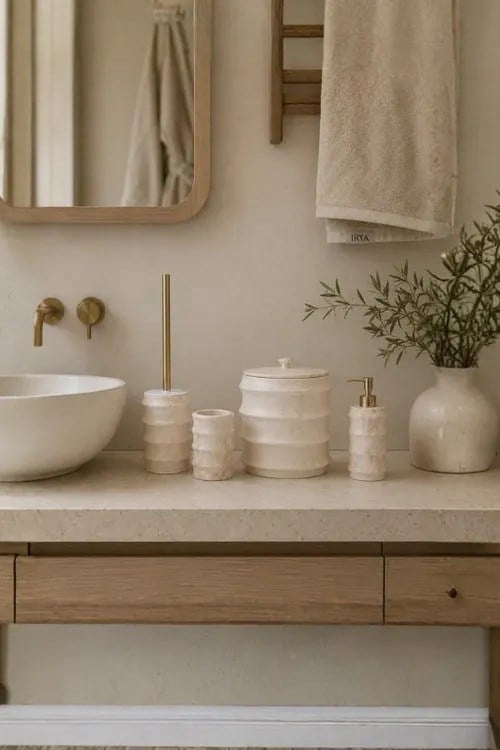 İrya Nova Banyo Aksesuar Seti 4 Parça Ekru - 102415