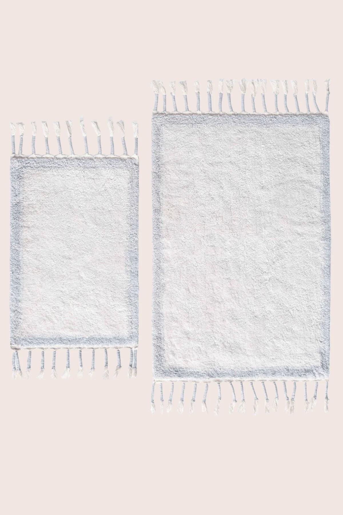 İrya Root Banyo Paspası Buz Mavi 40x60+60x90 Cm