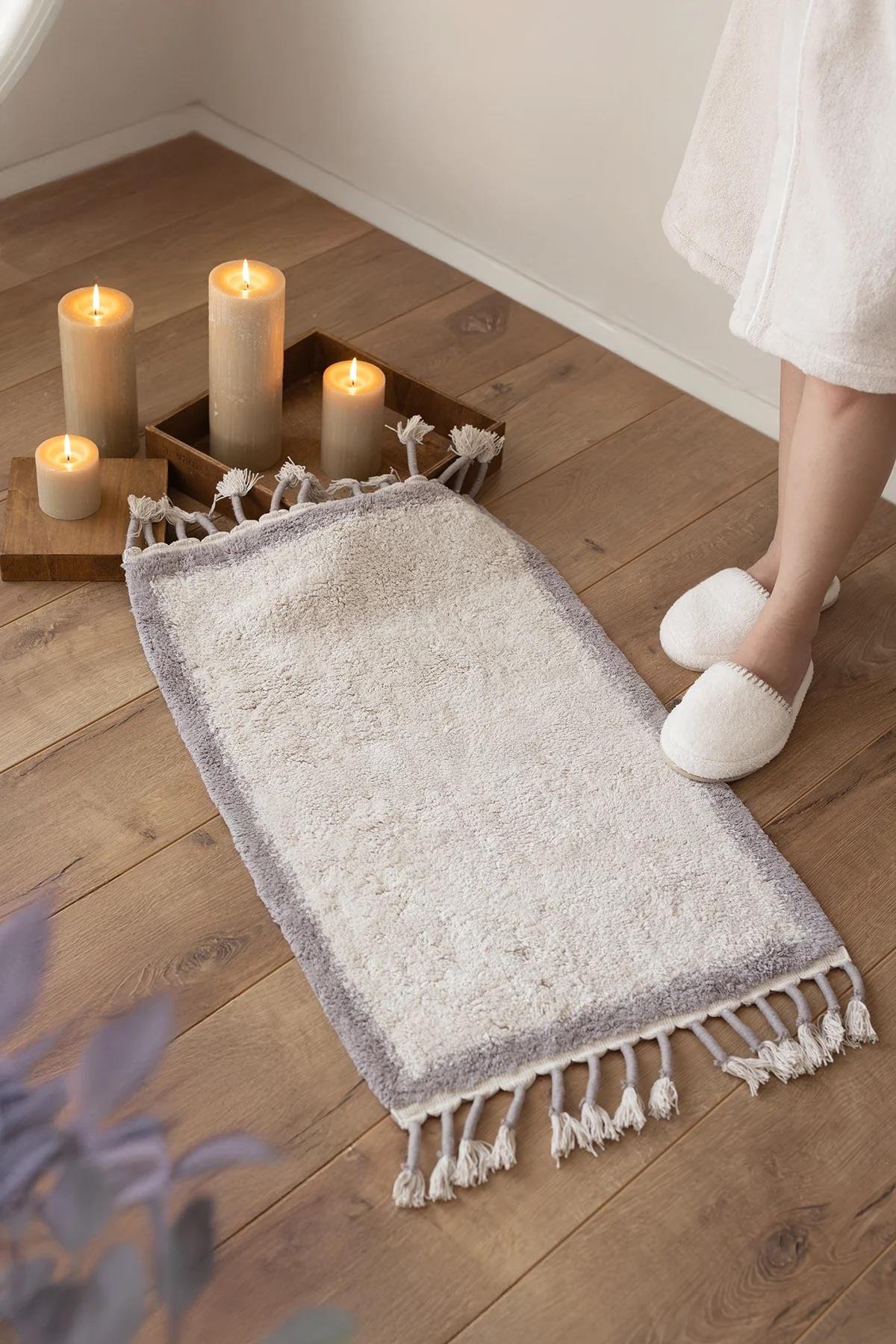 İrya Root Banyo Paspası Koyu Gri 60x100 Cm