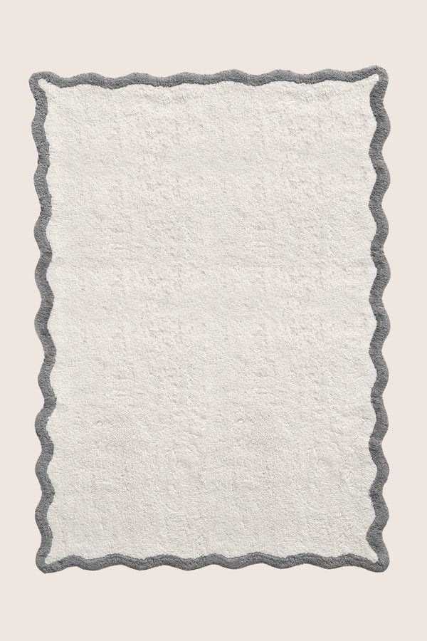 İrya Scallop Banyo Paspası Açık Gri 100x150 Cm - 202603029